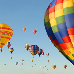 Hot-air balloon as an application example for precision large-format laser cutting of balloon envelopes and lightweight technical textiles with CO₂ laser cutting machines from eurolaser