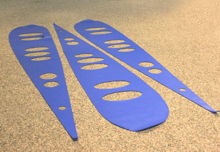 Precision large-format cutting of parachute fabric, paraglider fabric and ripstop nylon for large canopy panels and segments with a CO₂ laser cutting machine from eurolaser