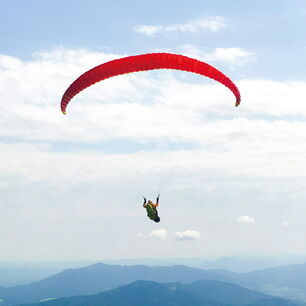 Paraglider as an application example for precision laser cutting of lightweight paraglider fabric, ripstop nylon and technical textiles with CO₂ laser cutting machines from eurolaser