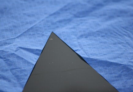 Smooth, fray-free edge on parachute fabric and ripstop nylon produced by contactless laser cutting with a CO₂ laser cutting machine from eurolaser